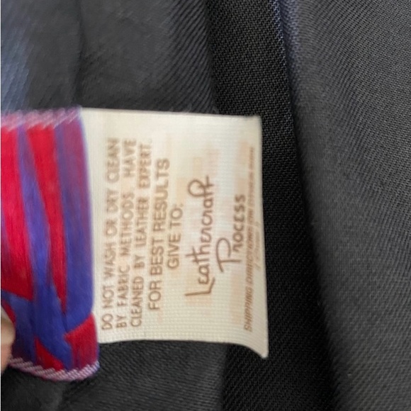 DKNY Leather Jacket made in USA - Picture 6 of 6